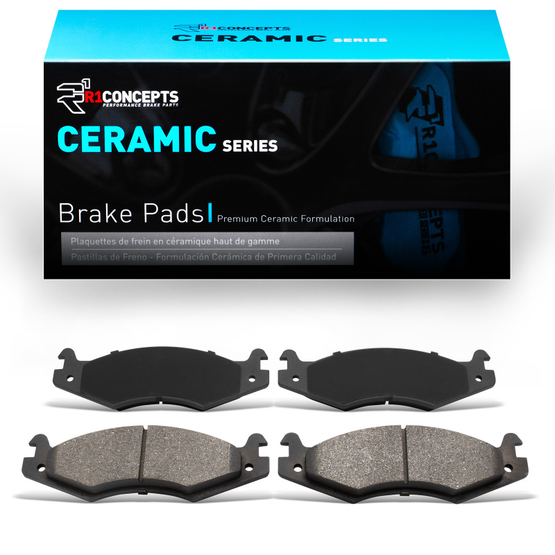 Hummer H1 Brake Pads - Rear - R1 Concepts - Ceramic - `92-`06